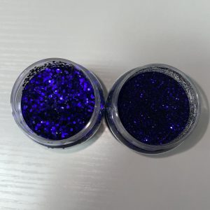 Paillettes hexagonales Caméléon Noir/Bleu 0,4 mm ou 1 mm – Plastisol haute température 180 °C