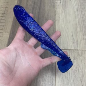 Leurre souple handmade – Shad 18,5 cm – 46 g – Galaxy Blue