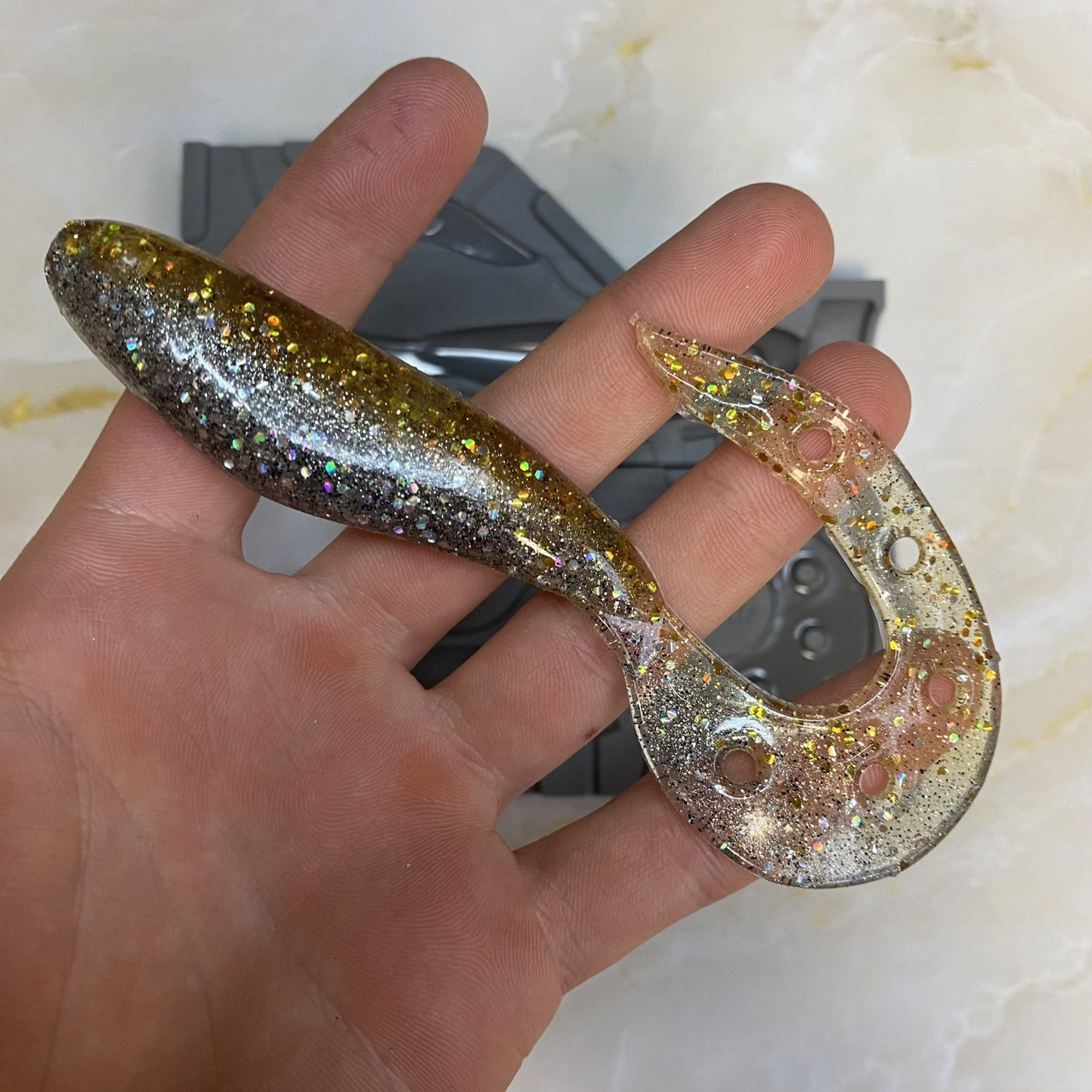 Moule leurre souple Grub 12 cm – Image 2