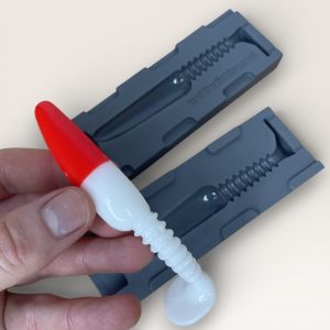 Moule pour fabriquer des leurres souples – Shad 10 cm – Coulée par gravité