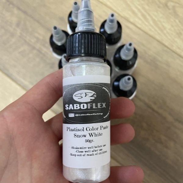Colorant SNOW WHITE pour plastisol SaBoFlex - 50 g