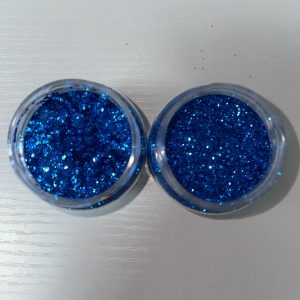 Paillettes hexagonales Bleu Foncé 0,4 mm ou 1 mm – Plastisol haute température 180 °C