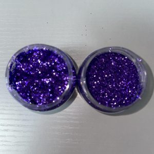 Paillettes hexagonales Violet 0,4 mm ou 1 mm – Plastisol haute température 180 °C