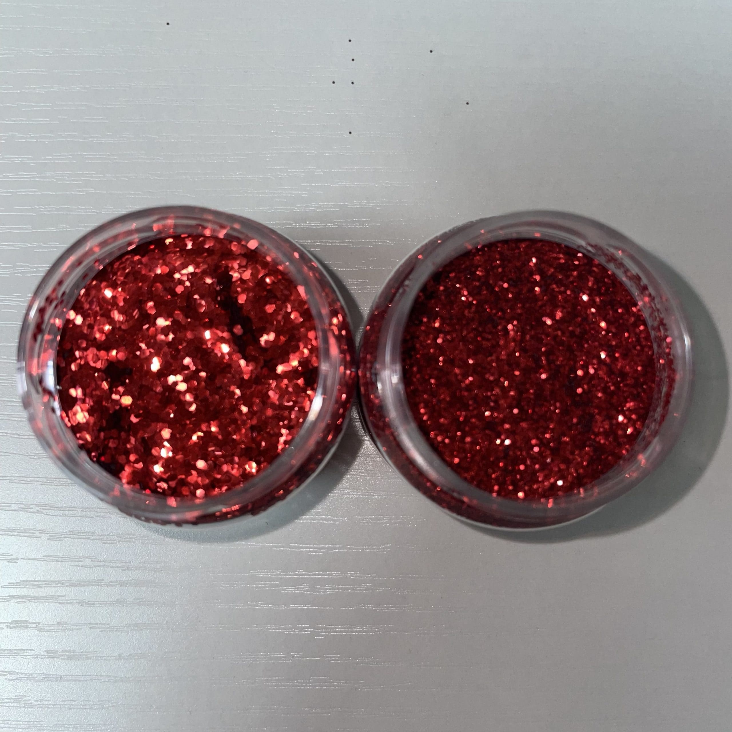 Paillettes hexagonales Rouge 0,4 mm ou 1 mm – Plastisol haute température 180 °C