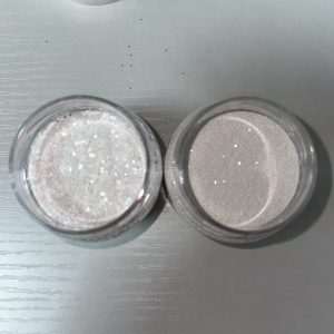 Paillettes hexagonales Blanc Mat 0,4 mm ou 1 mm – Plastisol haute température 180 °C