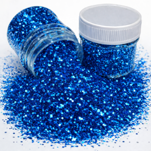 Paillettes Bleu Foncé 0,4 - 1 mm – Plastisol 180 °C+