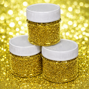 Paillettes Gold 0,4 - 1 mm – Plastisol 180 °C+