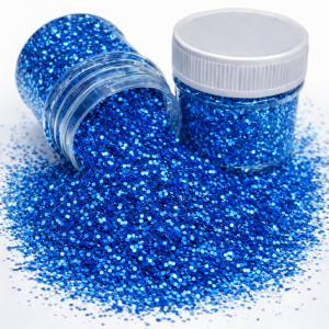 Paillettes Bleu Claire 0,4 - 1 mm – Plastisol 180 °C+