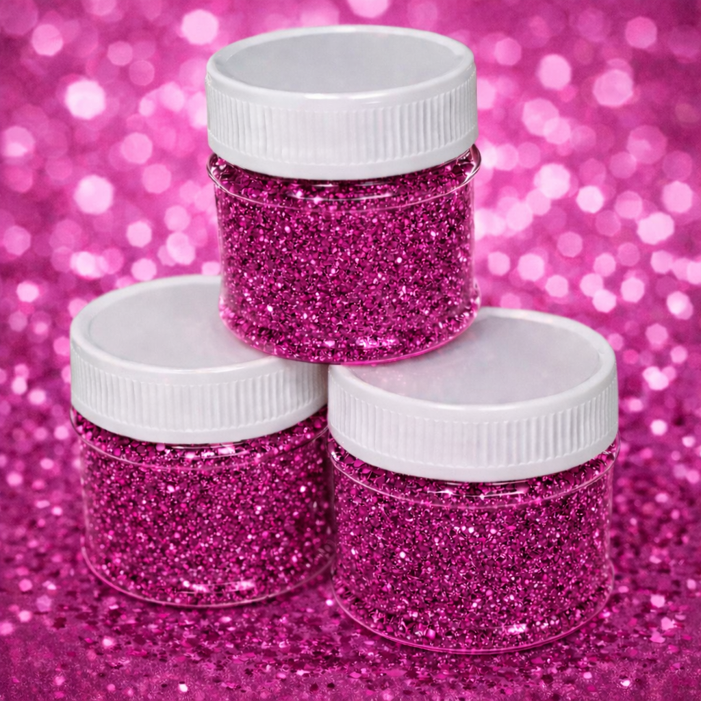 Paillettes Rose 0,4 - 1 mm – Plastisol 180 °C+ – Image 5
