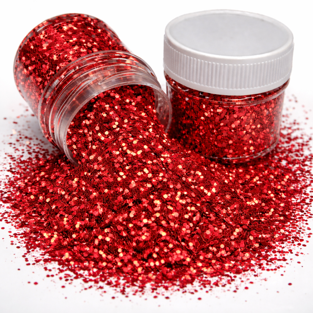 Paillettes Rouge 0,4 - 1 mm – Plastisol 180 °C+ – Image 2
