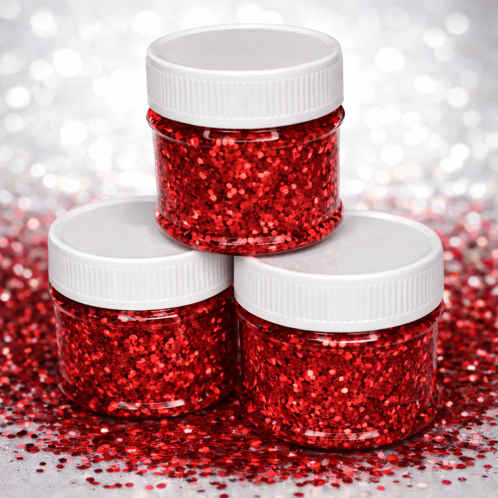 Paillettes Rouge 0,4 - 1 mm – Plastisol 180 °C+ – Image 3