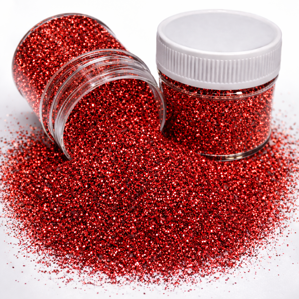 Paillettes Rouge 0,4 - 1 mm – Plastisol 180 °C+ – Image 5