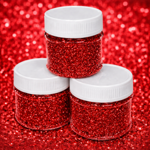Paillettes Rouge 0,4 - 1 mm – Plastisol 180 °C+