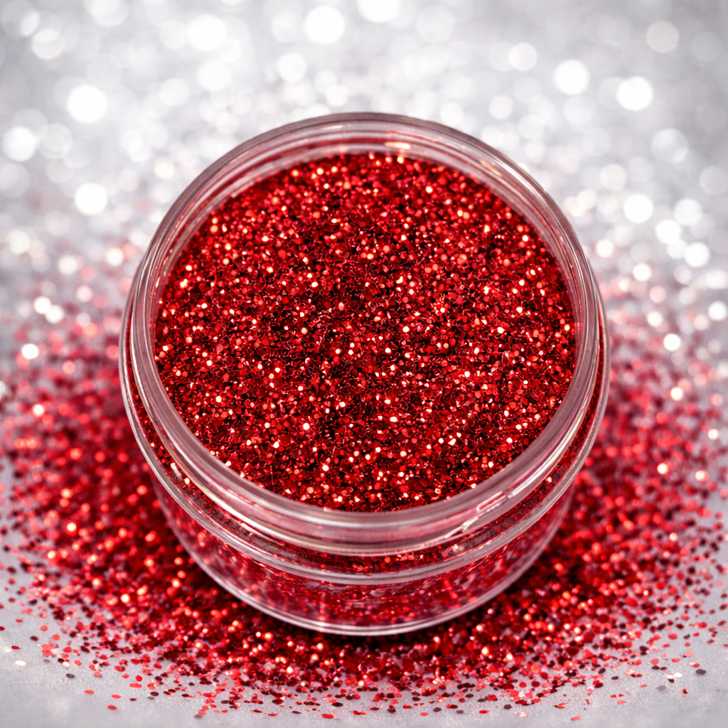 Paillettes Rouge 0,4 - 1 mm – Plastisol 180 °C+ – Image 6