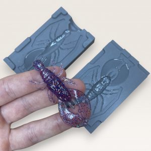 Moule pour fabriquer des leurres souples – Ecrevisse 6 cm – Injection plastisol