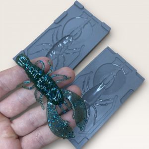 Moule pour fabriquer des leurres souples – Ecrevisse 8 cm – Injection plastisol