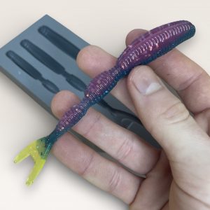 Moule pour fabriquer des leurres souples – Finess 10 / 12,5 / 15 cm – Coulée par gravité