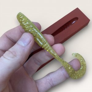 Moule pour fabriquer des leurres souples – Grub 10 cm – Coulée par gravité