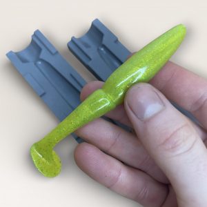 Moule pour fabriquer des leurres souples – shad 10 / 12,5 cm – Injection plastisol