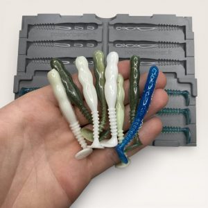 Moule pour fabriquer des leurres souples – Shad 6 cm – Injection plastisol