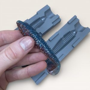 Moule pour fabriquer des leurres souples – Shad 10 et 12,5 cm – Injection plastisol