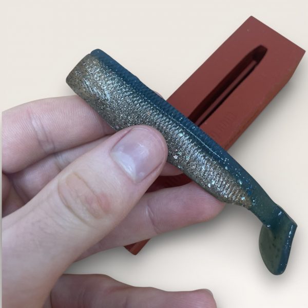 Moule pour fabriquer des leurres souples – Shad Sea Lure 9 cm – Coulée par gravité