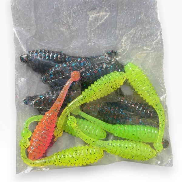 Leurre souple handmade – Larves 5 cm – 1,15 g – x13 Multi Couleur