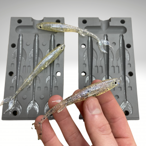 Moule pour fabriquer des leurres souples – Finesss 11 cm – Injection plastisol