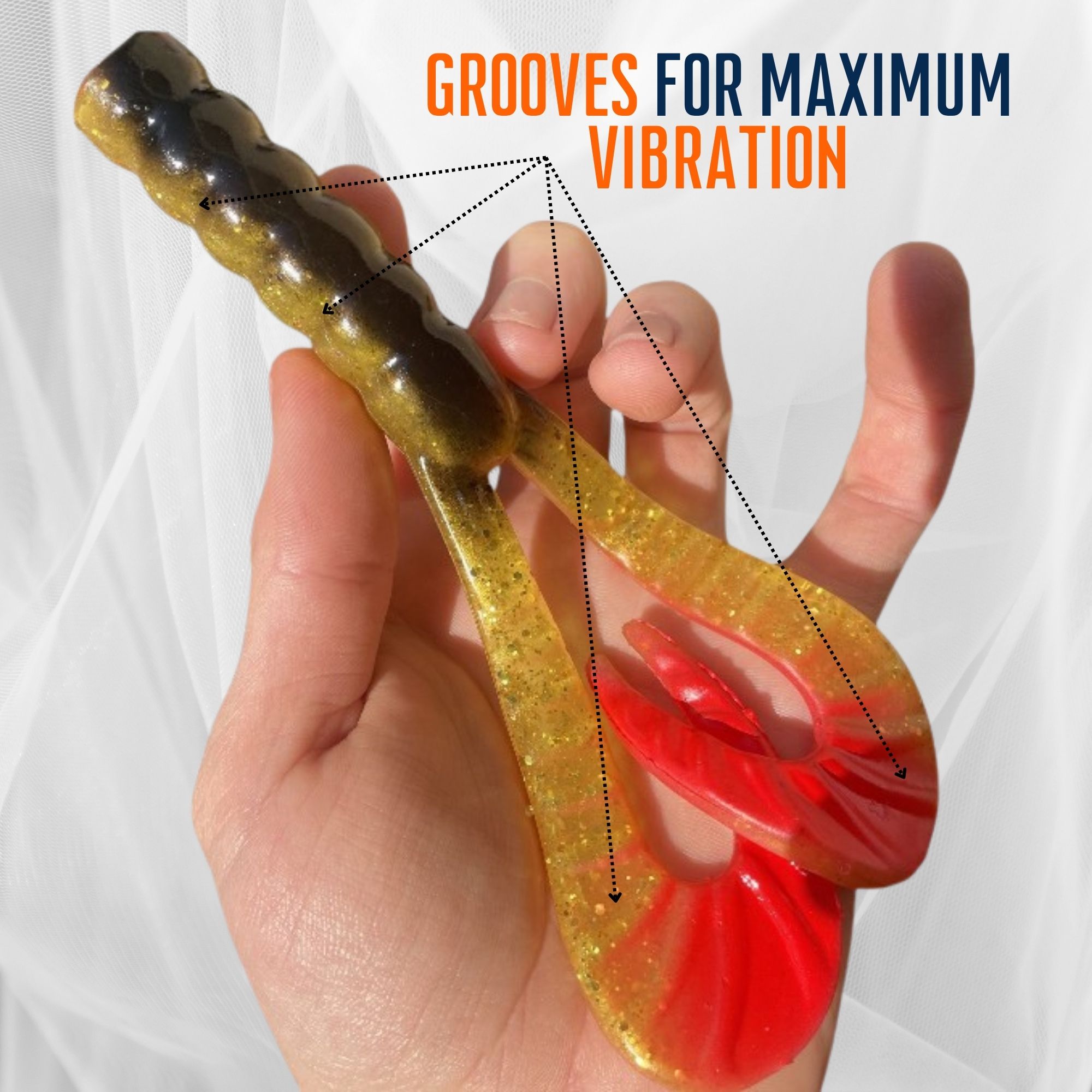 Moule leurre souple Double Grubs 15 cm – Image 4