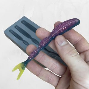 Moule pour fabriquer des leurres souples – Finess 10 / 12,5 / 15 cm – Coulée par gravité