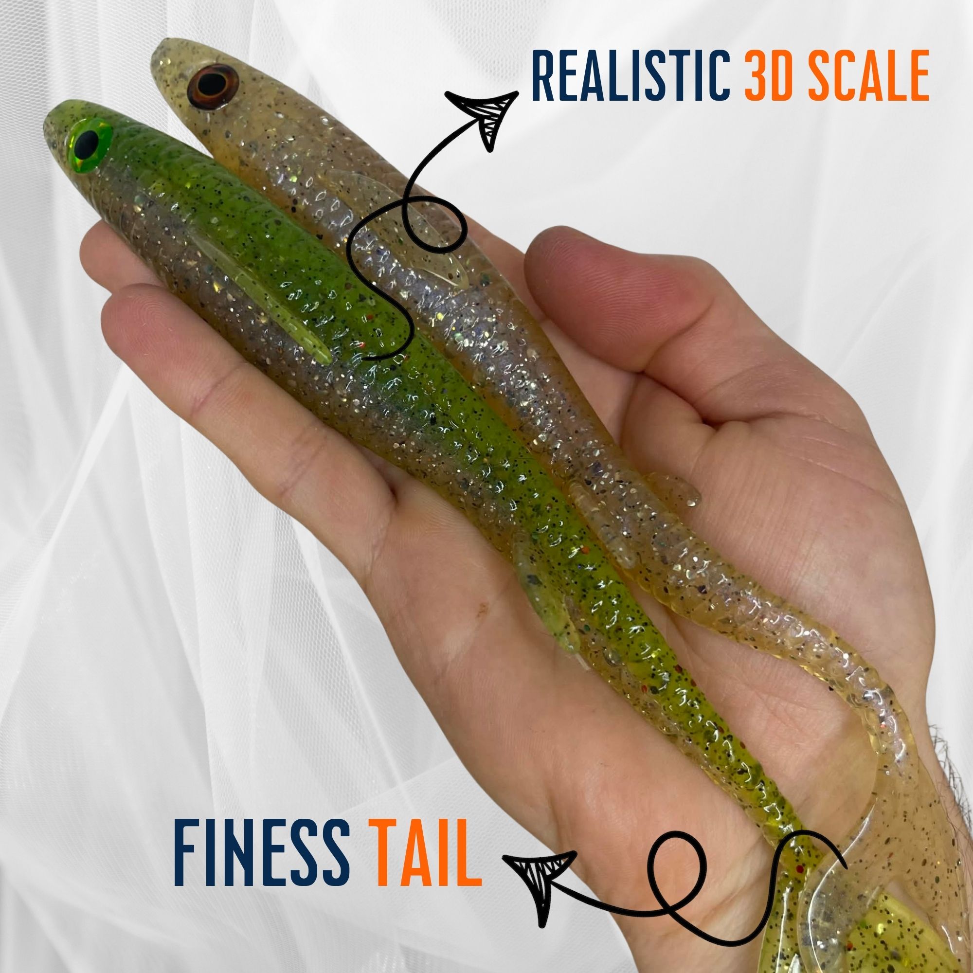 Moule leurre souple Finess 21 cm – Image 9