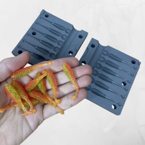Moule pour fabriquer des leurres souples – Larve 5 cm – Injection plastisol