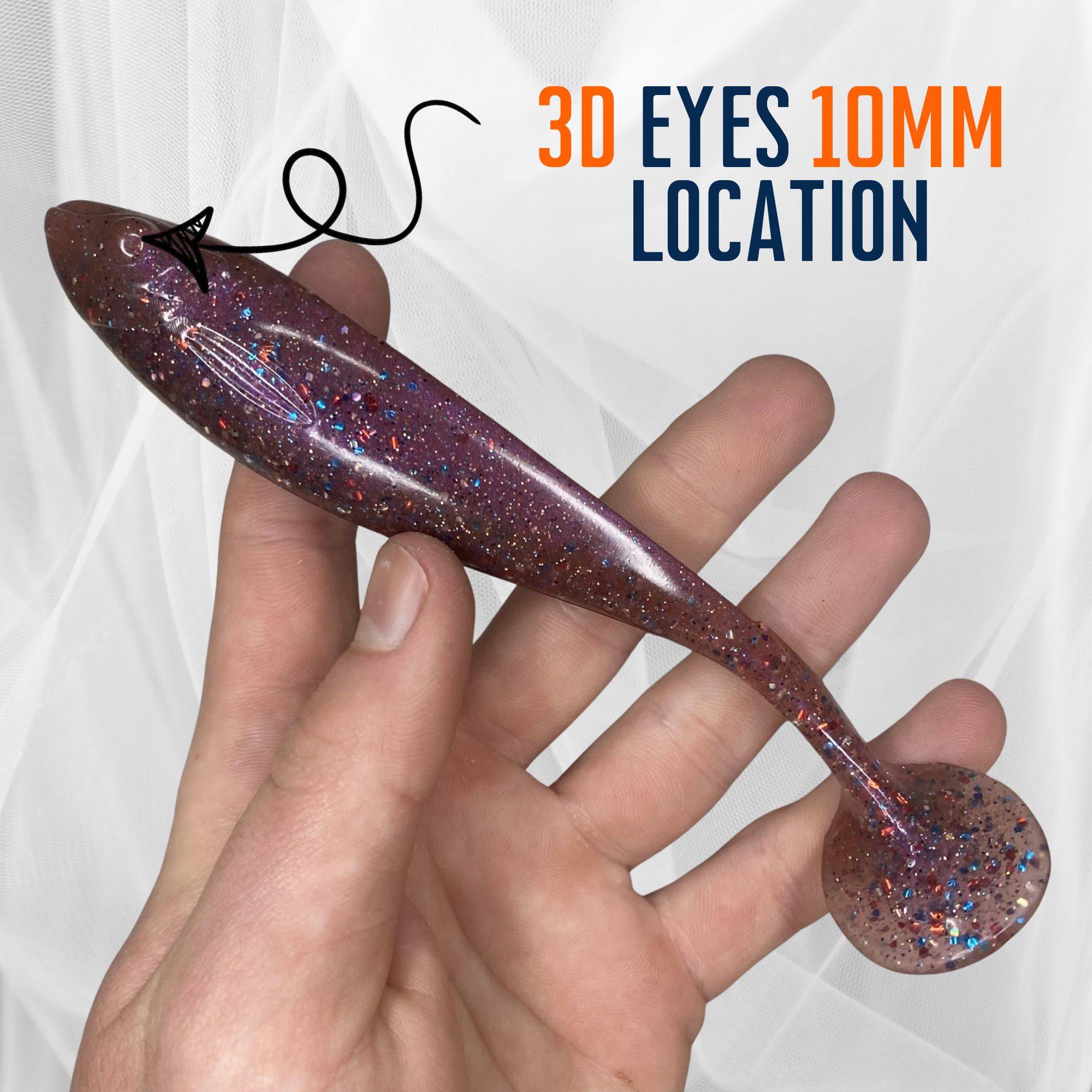 Moule pour fabriquer des leurres souples – Shad Big Paddle 15 cm – Coulée par gravité – Image 6
