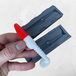 Moule pour fabriquer des leurres souples – Shad 10 cm – Coulée par gravité