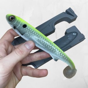 Moule pour fabriquer des leurres souples – Skinny Shad 20 cm – Coulée par gravité