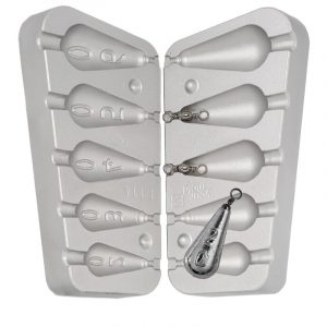 Moule Plomb poire 20-30-40-50-60g