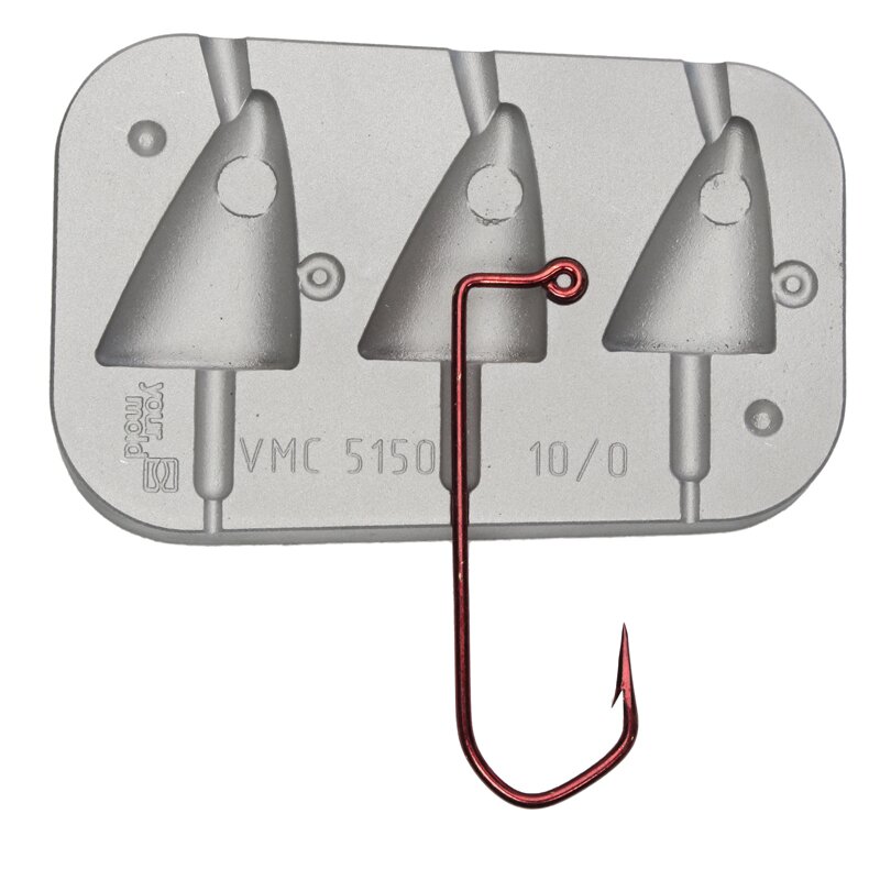 Moule pour 3 têtes plombées 80-100-120 g – Image 2