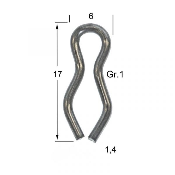 Attache acier inoxydable taille 1