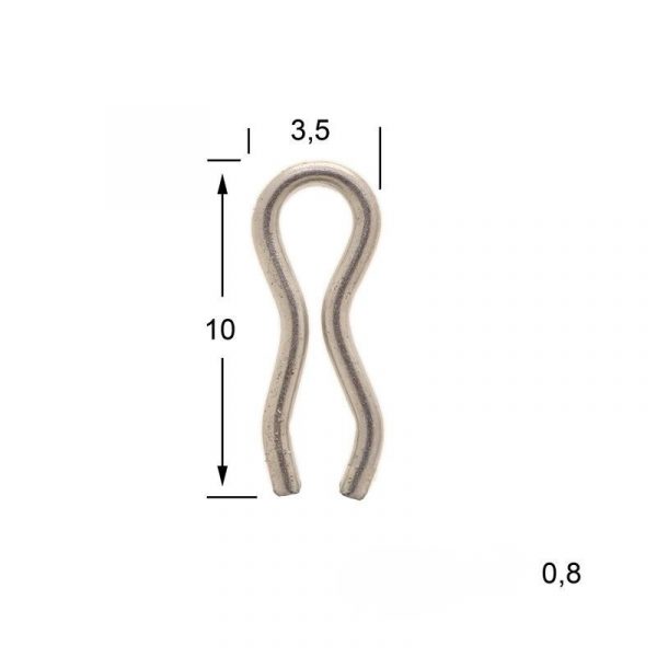 Attache acier inoxydable taille mini