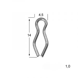 Attache acier inoxydable taille petit