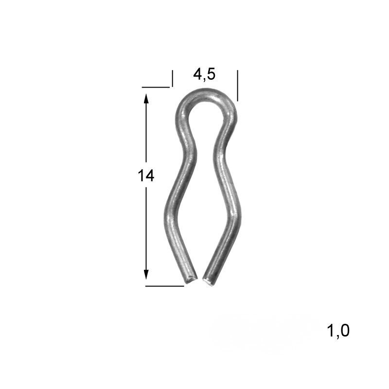 Attache acier inoxydable taille petit