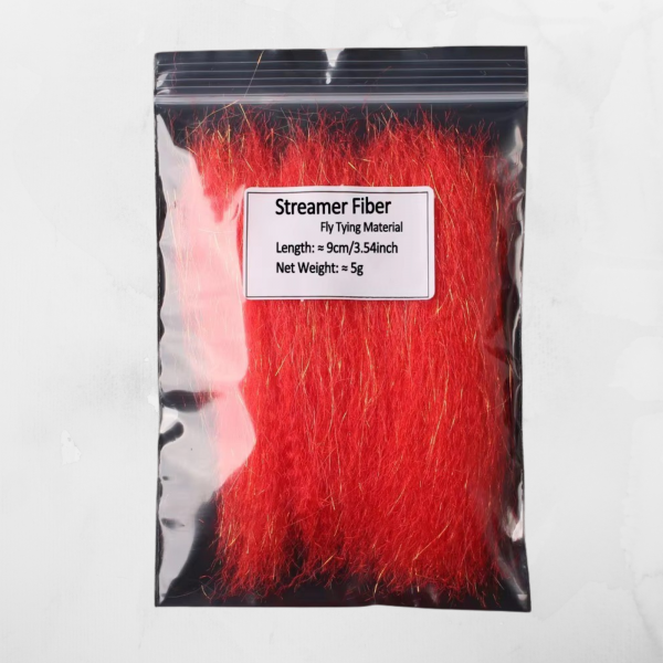 Fibres brillante pour streamers - montage de mouches
