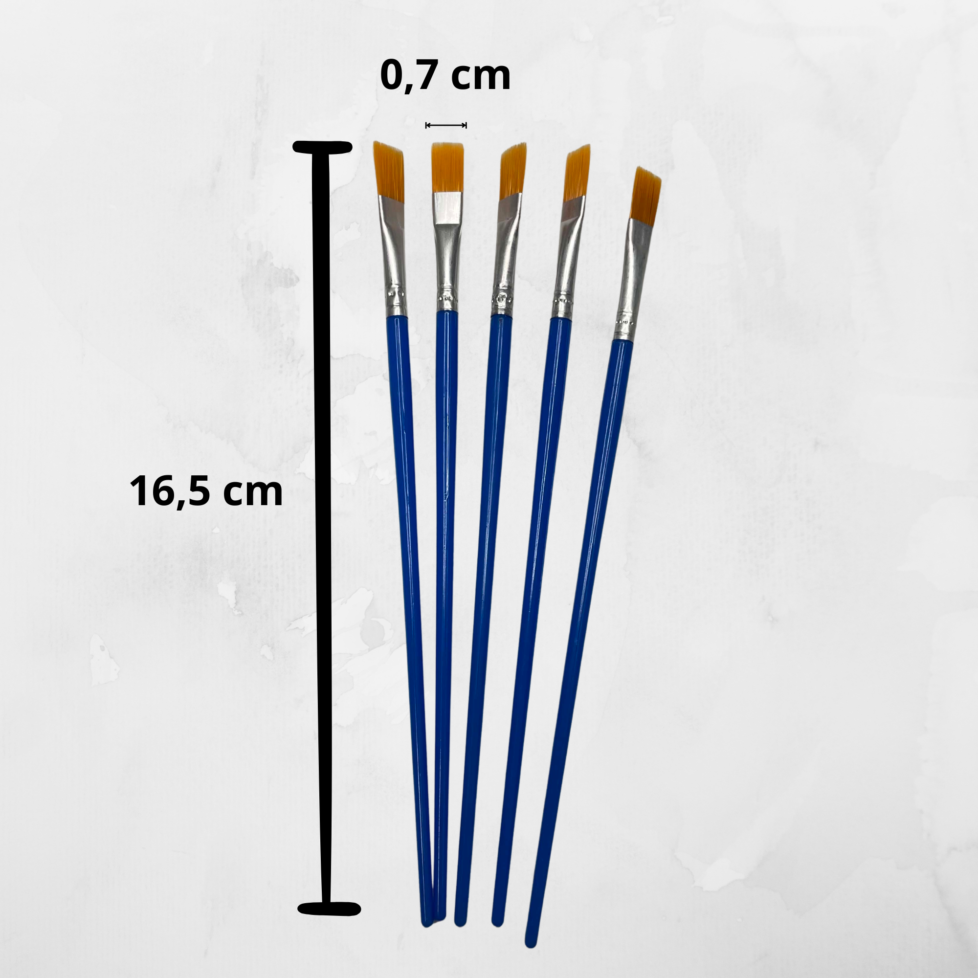 5 Pinceaux taille XS