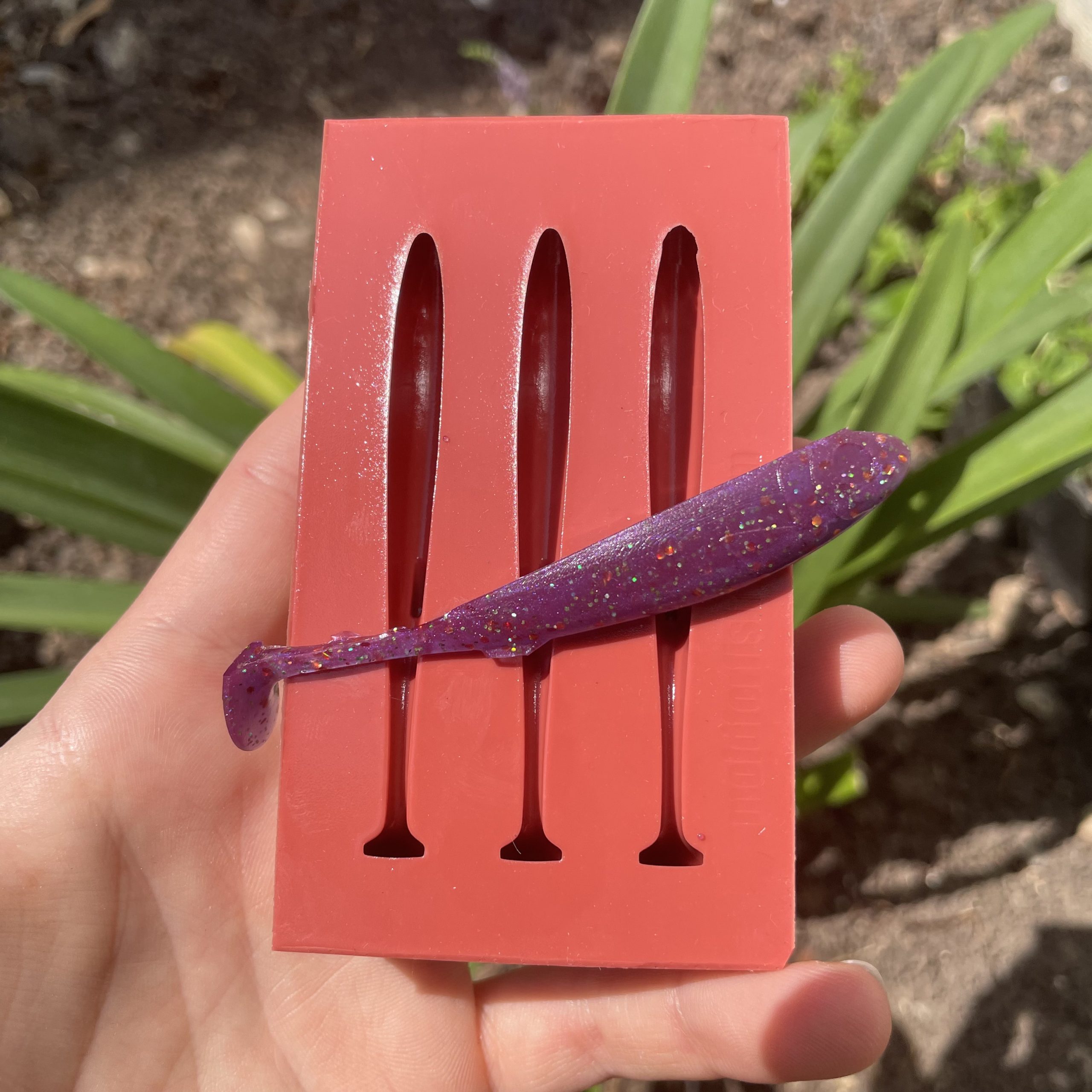 Moule à gravité Shad 8 cm – Moule pour fabriquer des leurres souples