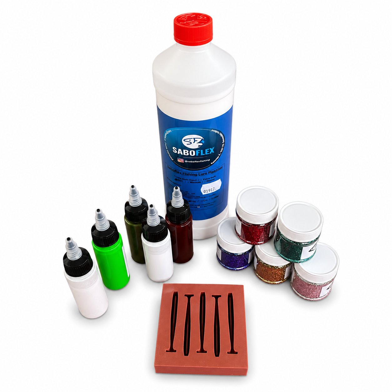 Kit MER fabrication leurres souples Shad 7 cm - LIGHT