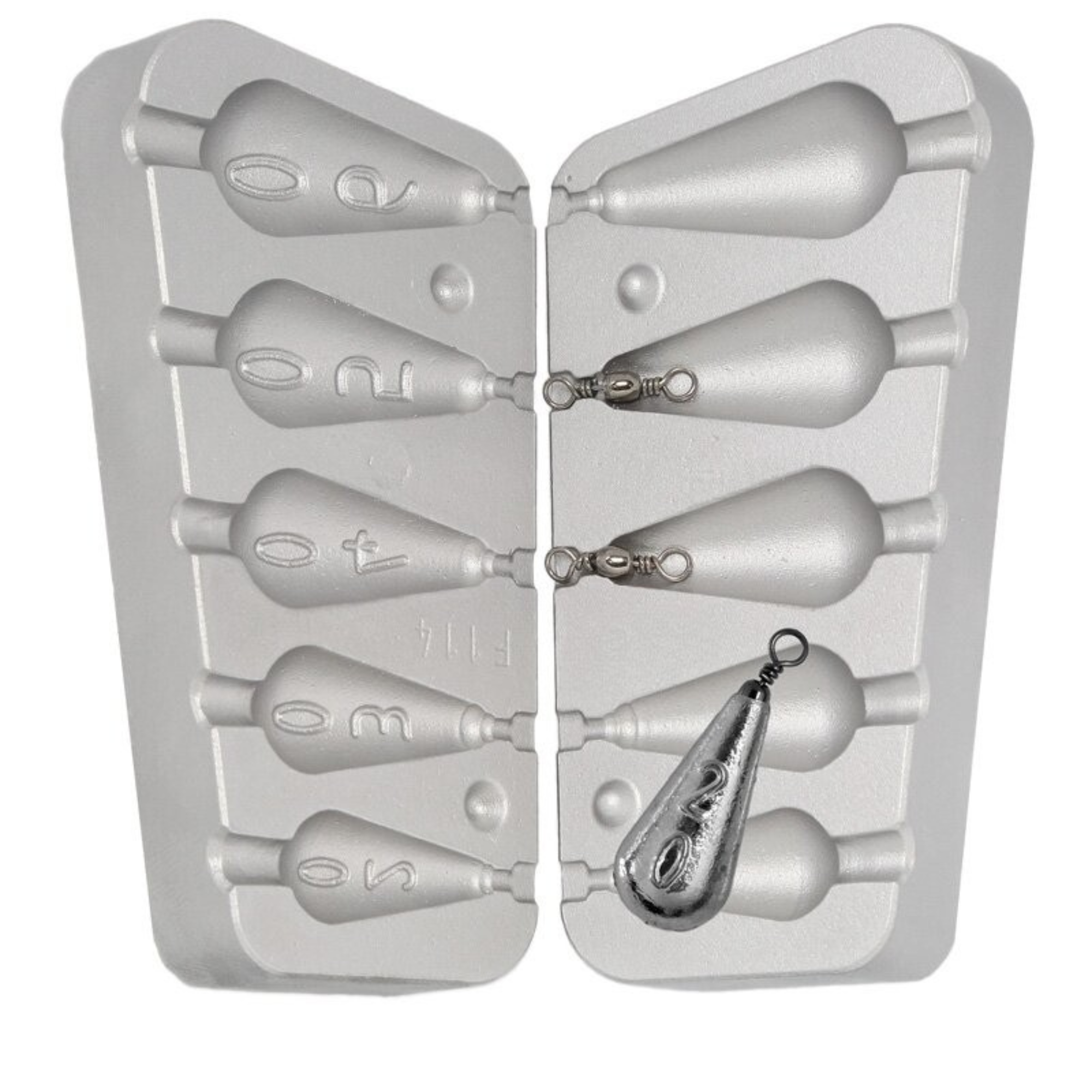 Moule Plomb poire 20/30/40/50/60g - N°114