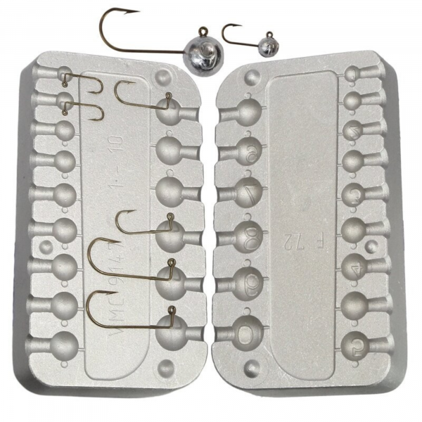 Moule têtes plombées rondes Ultra Light 1 à 10 g - N°72