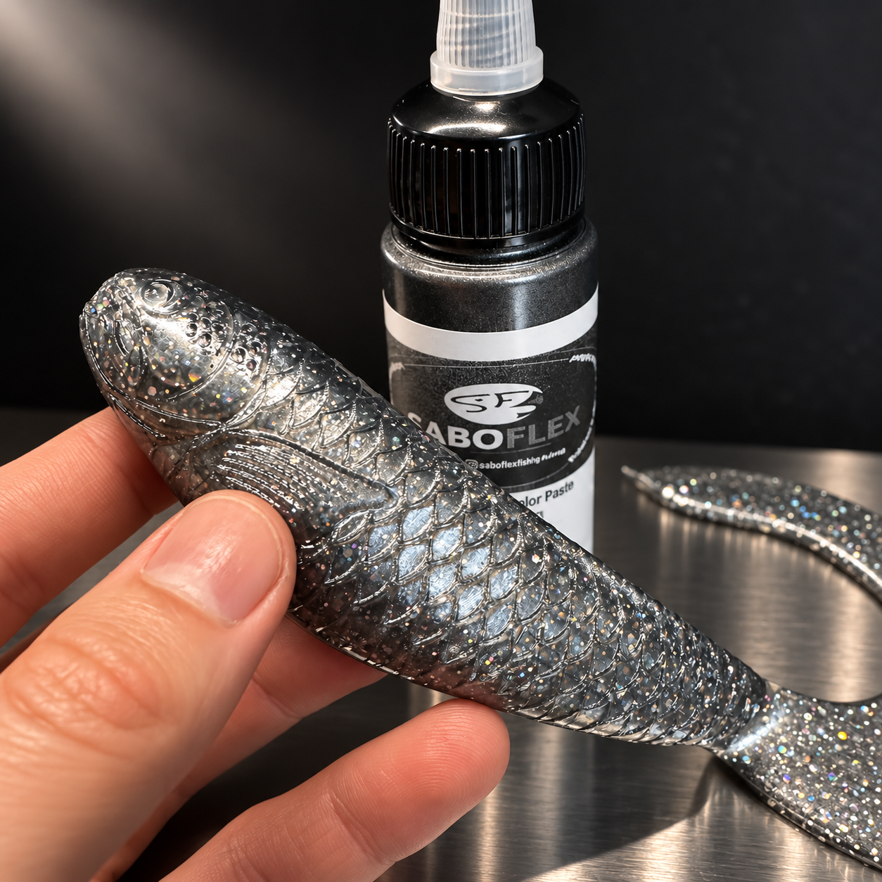Colorant SILVER pour plastisol SaBoFlex - 50 g – Image 2
