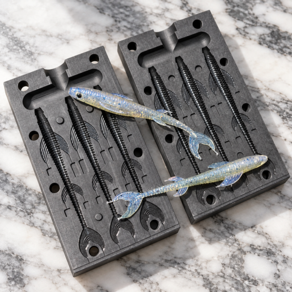 Moule à injection Finess 11 cm – Moule pour fabriquer des leurres souples