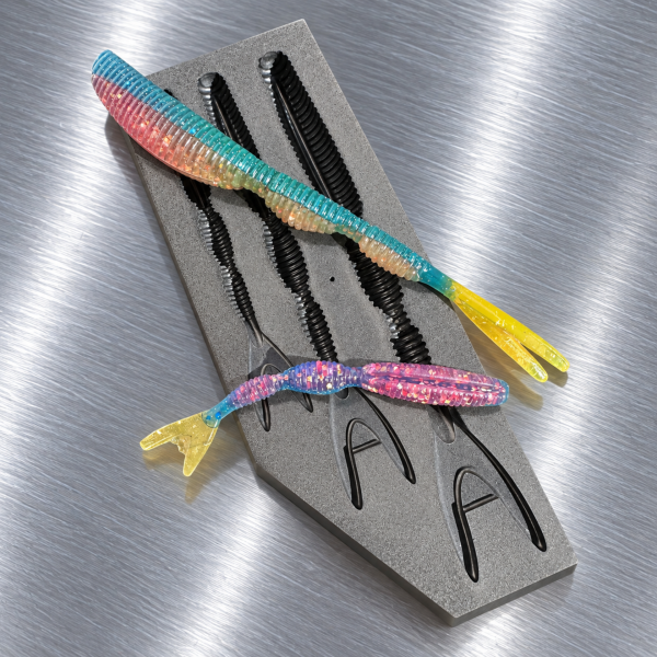 Moule à gravité Finess 10 / 12,5 / 15 cm – Moule pour fabriquer des leurres souples